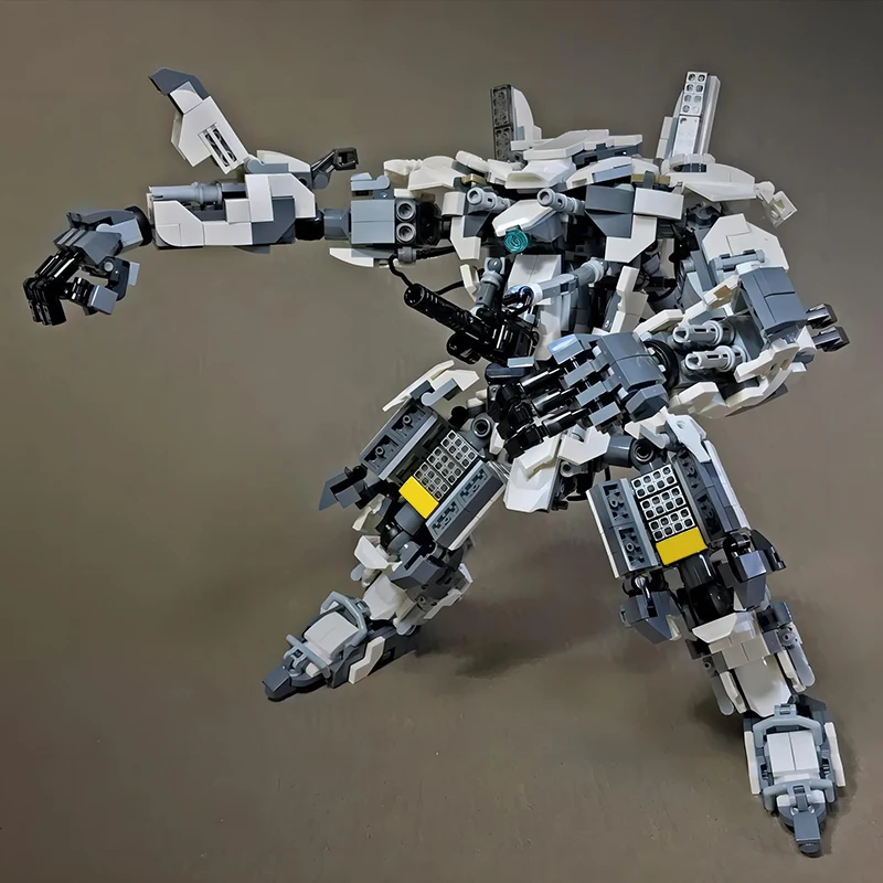 نموذج المحارب الميكانيكي، كتل تجميع MOC للفيلم والشعبية، إبداع DIY، مادة ABS، هدايا الهالوين وعيد الميلاد