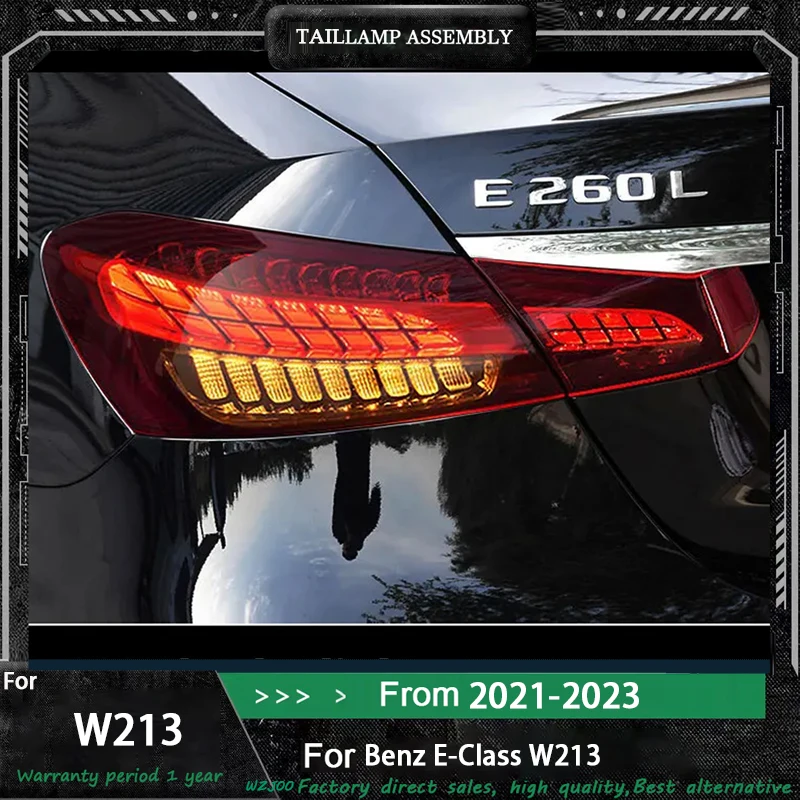 

Car Led Rear Lights For Benz E-class W213 Tail Light 2021 2022 2023 E200L E260L E300L Modified Led Taillight Assembly