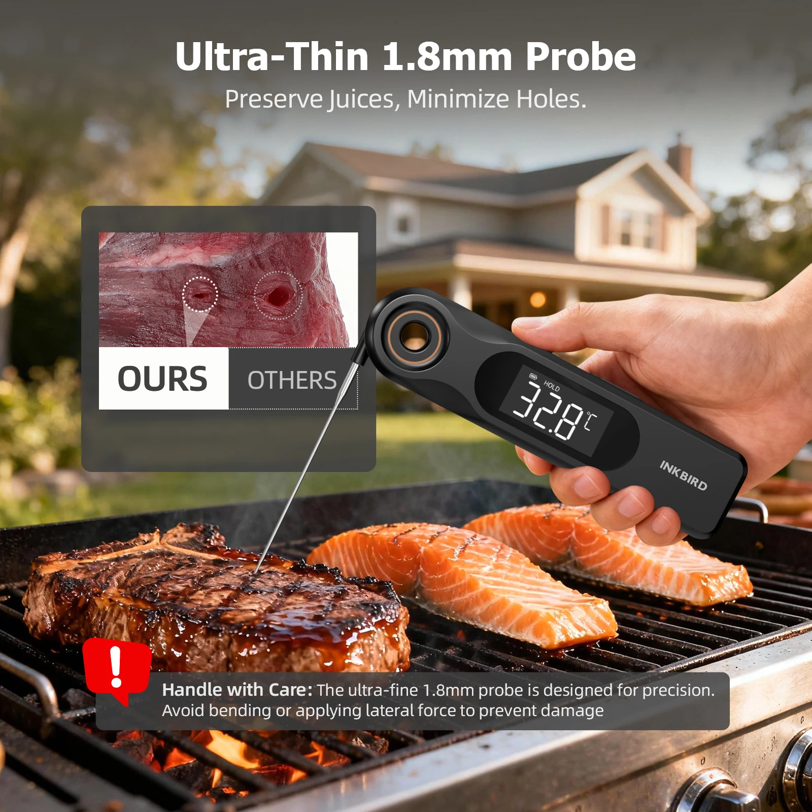 INKBIRD IHT-51K Çift Ekranlı A - Digital Hygrometer Probe incelemesi ve fiyatı