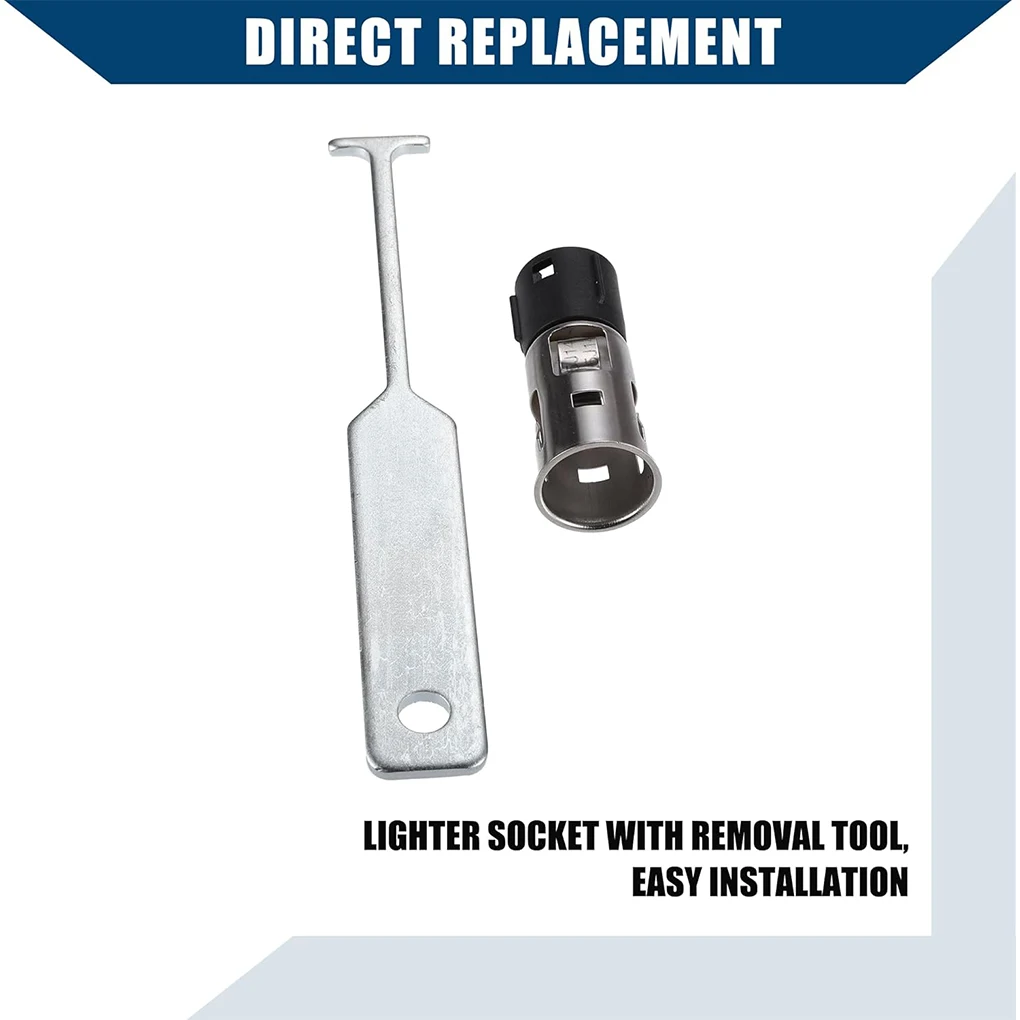 Lighter Socket Removal Tool 56457 Cigarette Lighter Base Disassembly Tool Set Replacement for Chevy Avalanche C1500 C2500 C3500