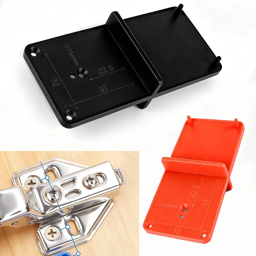 40mm Cup Drill Cabinet Door Jig For Home Renovation Accurate Drilling No Manual Marking Quick Placement Error-free Measurement