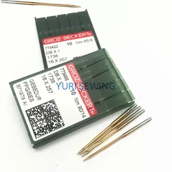 100PCS Groz DBX1 needle GEBEDUR golden heat-proof needle imported from German Industrial sewing machine parts