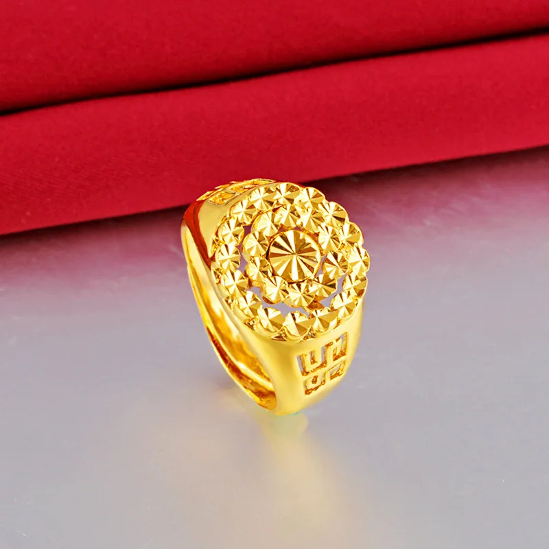Business Versatile Domineering Fashion Open Dragon Ring For Men 24K Gold AU999 | Daily commute, noble and grand
