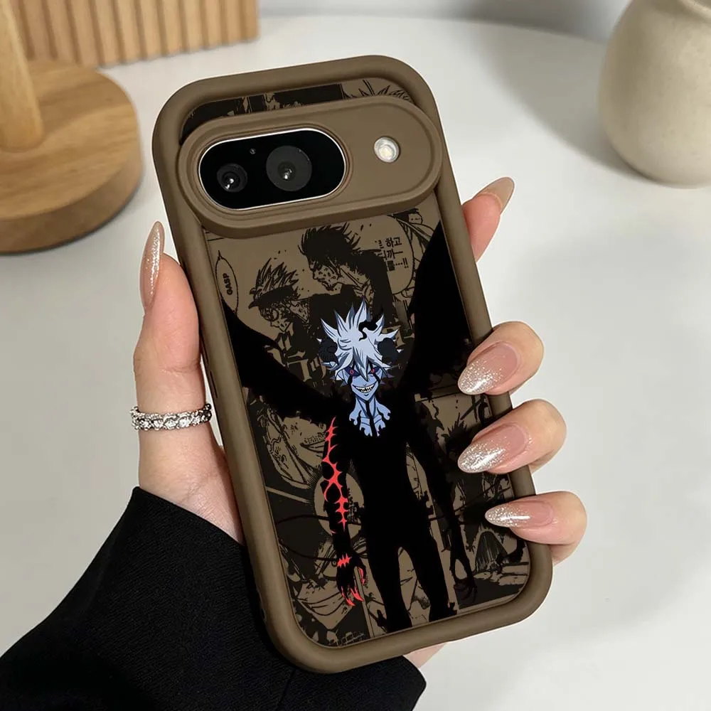 Black Clover Cool Phone Case For Google Pixel 10 9 8 7 9a 8a 7a Pro XL Eye Ladder Silicone Cover view 5