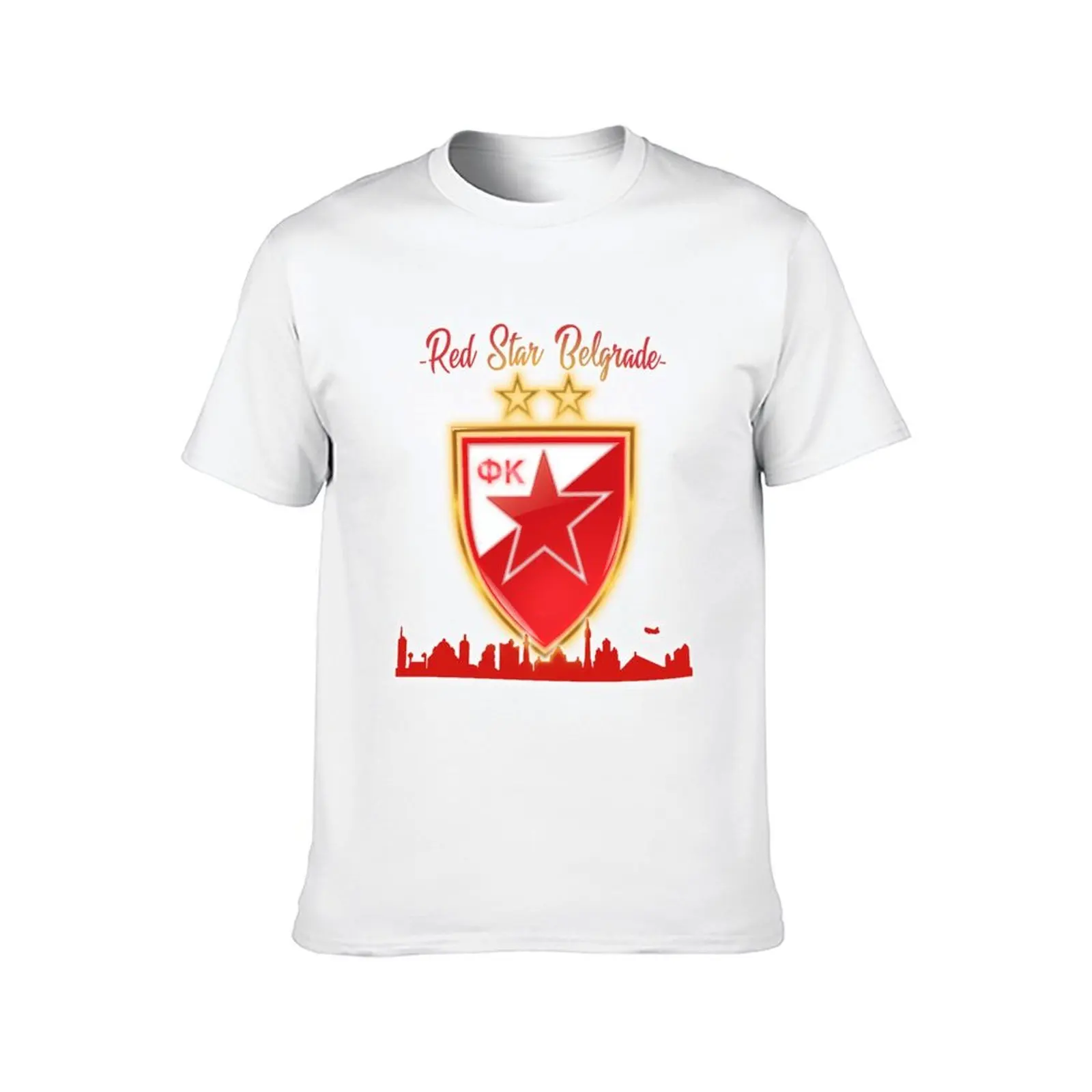 cotton Crvena T-Shirt man shirts Zvezda t Beograd cotton designer man 100 man shirt percent for pack t shirt t for
