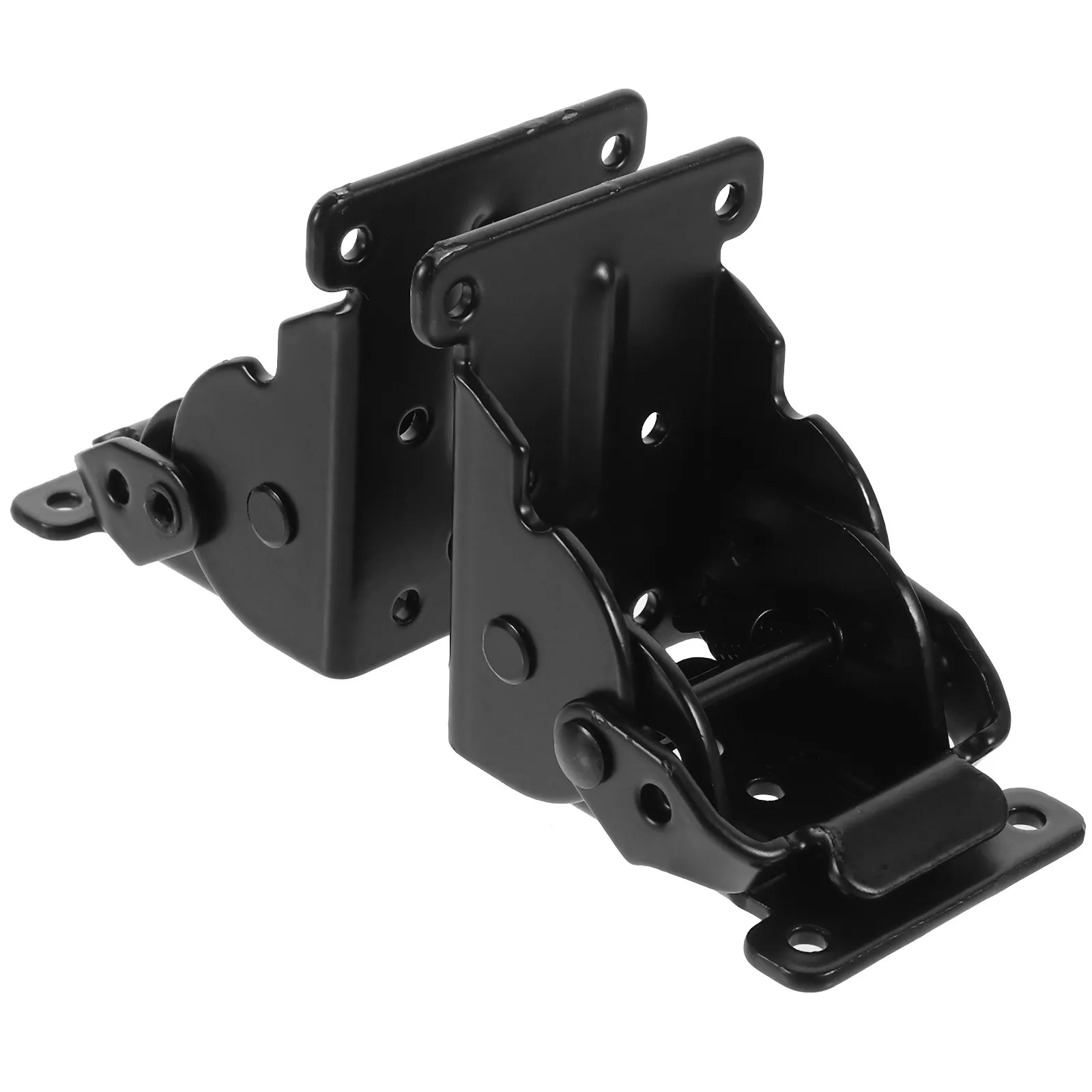 2Pcs Folding Table Leg Hinges Heavy Duty 90 Degree Self Locking Foldable Hinges for Furniture DIY Folding Beds Table Extensions