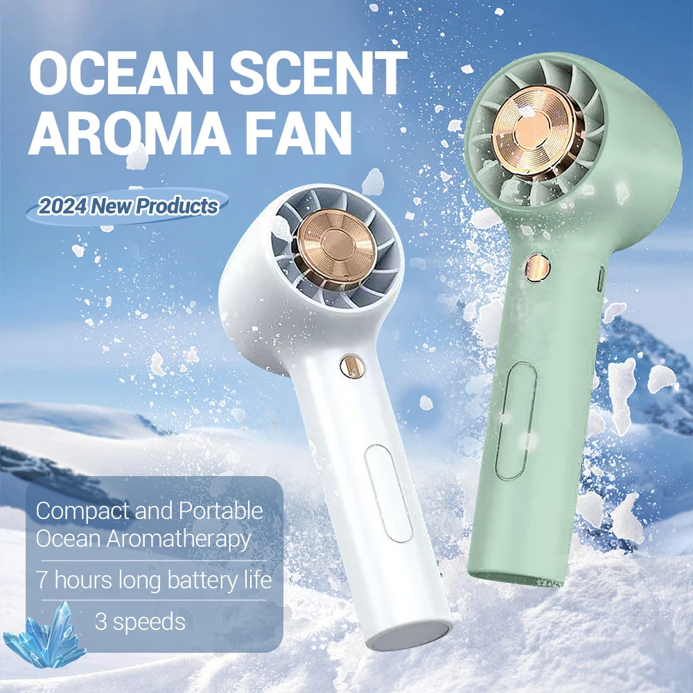 

Portable Handheld Turbo Fan Small Personal Fan 1200mAh 3 Modes Desktop Aromatherapy Outdoor Travel Camping Electric Eyelash Fan