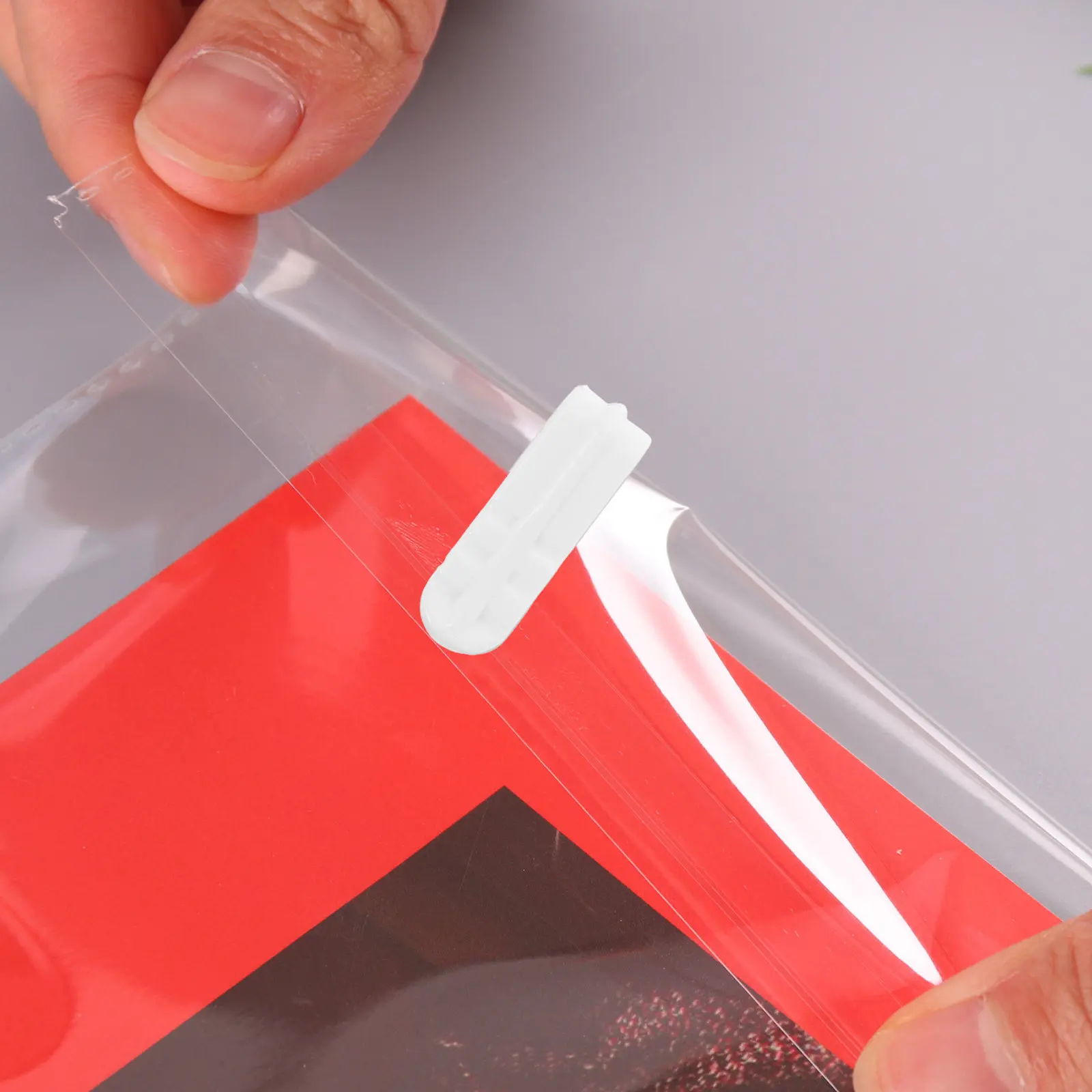 10Pcs Vacuum Bag Clips Plastic Sealer Air-Tight Seal for Food Storage Vegetables Snacks Fruits Meat Seafood Sandwich