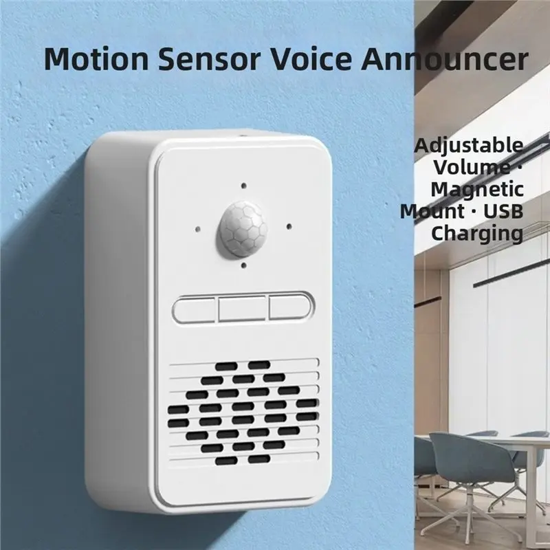 75STO-PIR Motion Sensor Wireless Smart Doorbell Motion Activated Chime Motion Sensor Doorbell Wall Mounted