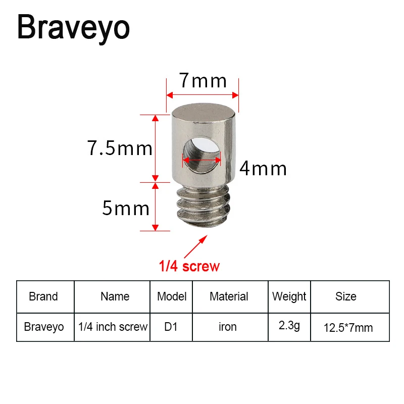 D-ring Śruba do smyczy do aparatu 1/4 3/8 cala Uniwersalne akcesoria fotograficzne Płytka Dslr Adapter szybkiego zwalniania Stabilne fotografowanie