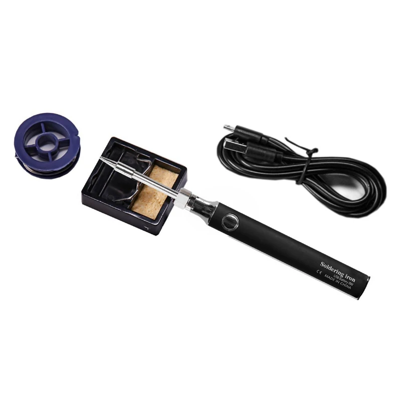 

AA51 5V 8W Fast Charging Lithium Built-In Wireless Soldering Iron Set Portable Repair Welding Tools