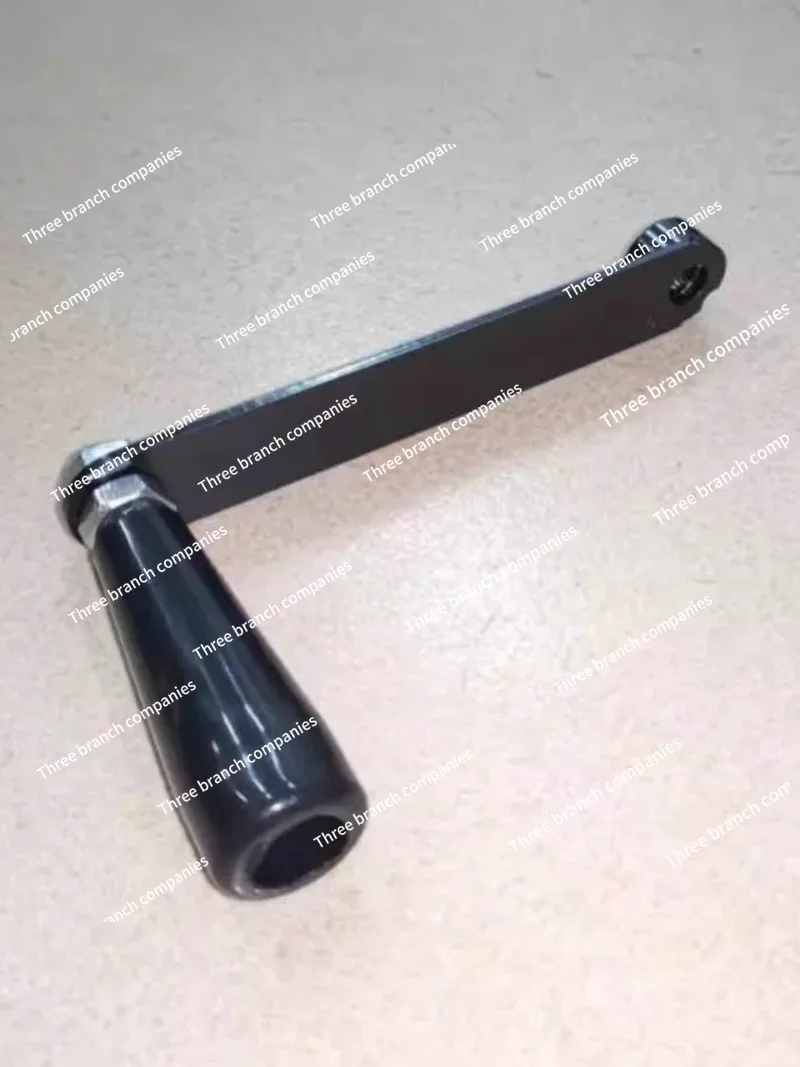 

Hand generator handle 2.0-3 stainless steel handle + electroplated black protection, hard rubber handle