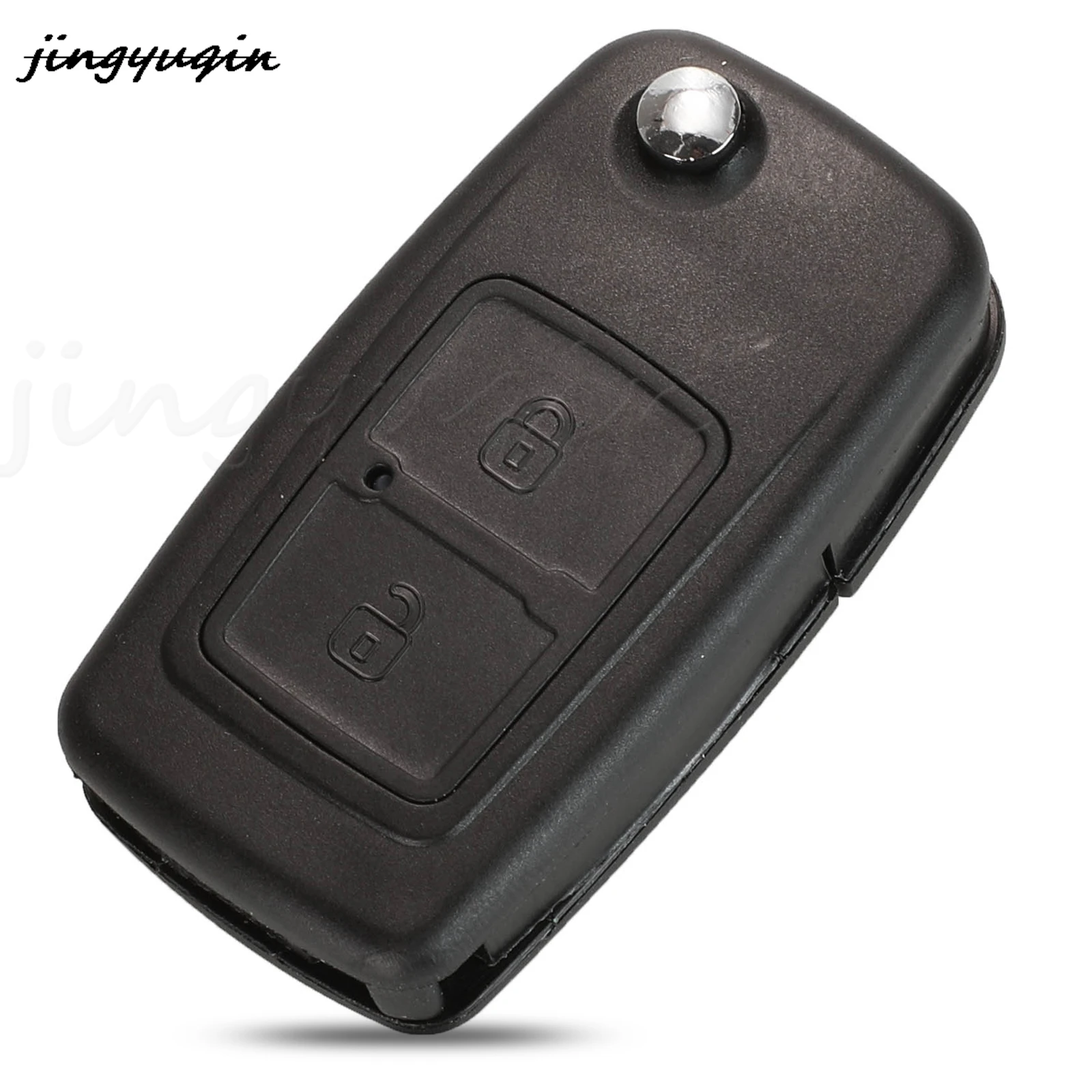 Jingyuqin 2 botão substituição remoto carro chave caso escudo fob para chery a5 fulwin tiggo e5 a1 cowin t11 2009