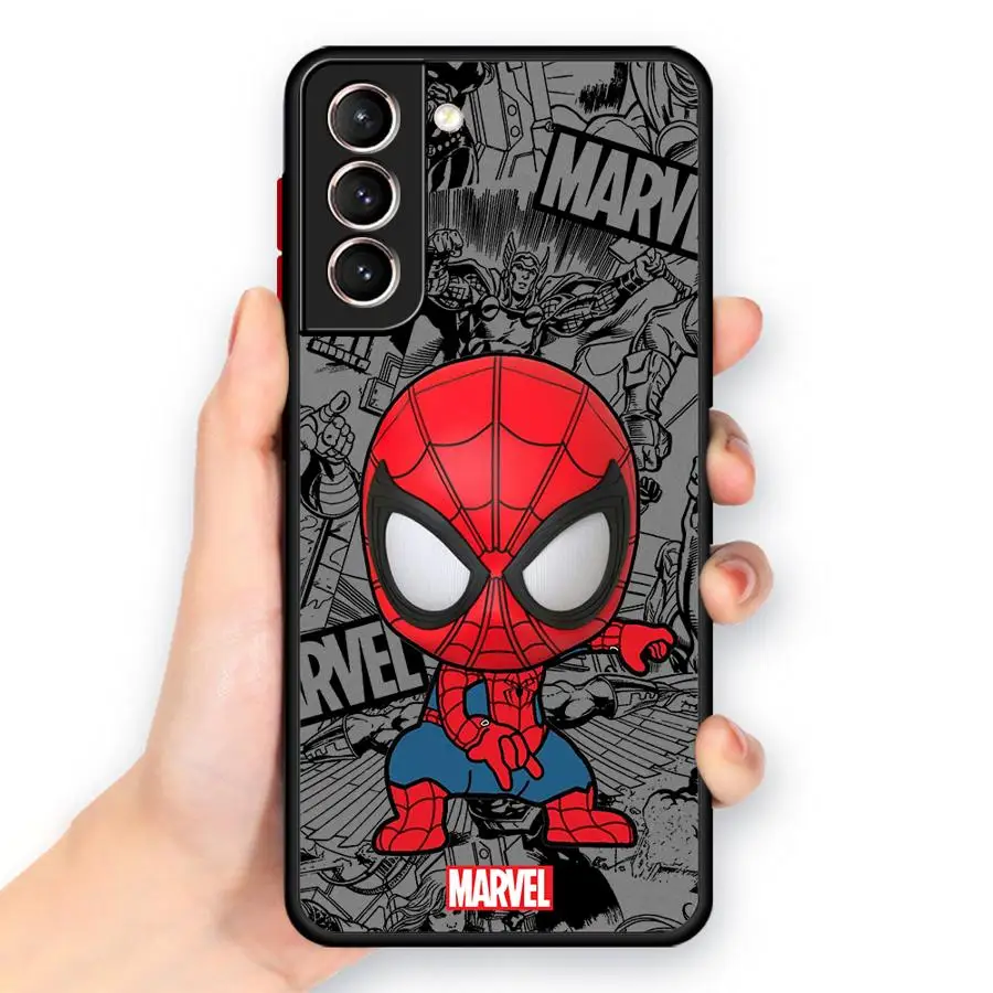 Marvel Spiderman Phone case for Samsung Galaxy 20 Ultra Note 10 Plus Lite 9 8 A21 05 A16 A06 A30 A50 A52 A70 s A31 A51 A71 5G 4G