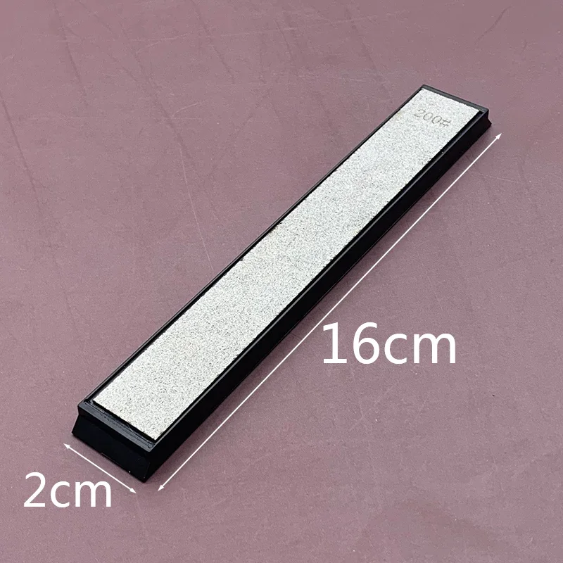 400 Grit Diamond Bars Sharpening Stone System Kitchen Blade Apex Granders Set with Base Professional Knife Sharpener Accessories