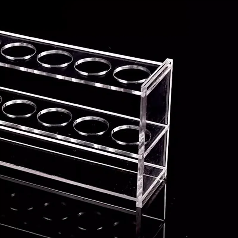 10ml 25ml 50ml 100ml plexiglass colorimetric tube rack test tube rack 6 holes 12 holes laboratory single/double row