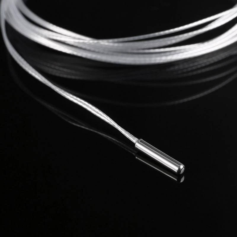 A2UD PT1000 Probe 3mmx10mm Resistance RTD 2 Meter Two Wires FEP Cable