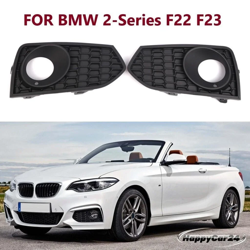 

51118055319 51118055320 Сотовая сетка переднего бампера, противотуманные фары, решетки для BMW F22 F23 M Sport 2012-2017