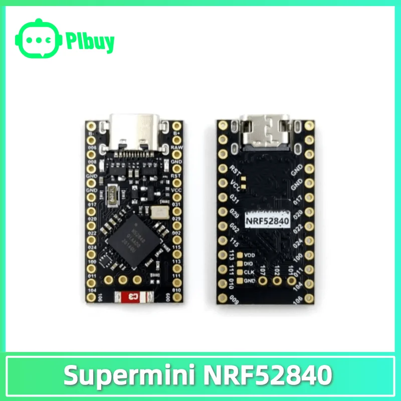 Supermini NRF52840 Development Board Compatible With Nice!Nano V2.0 Bluetooth Charging Management