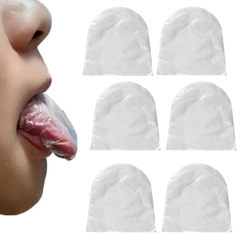 30pcs Portable Disposable Tongue Covers Medicinal Oral Tongue Protectors Block Bitter Taste Avoidance Covers for Adults Children view 2