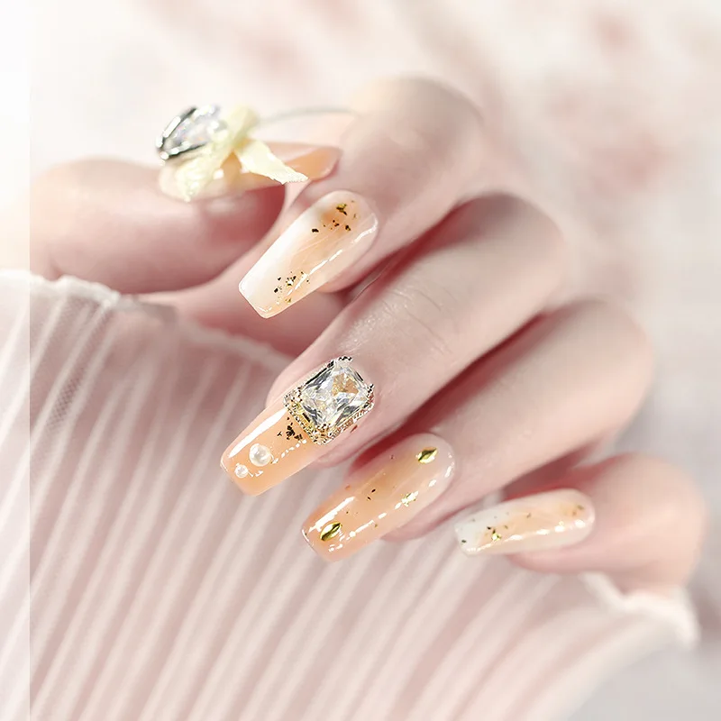 2Pcs Luxury Nail Art Diamond Jewelry Quality Zircon Designs Charms Gold Silver Flatback Large Rhinestones For Nail Accessories