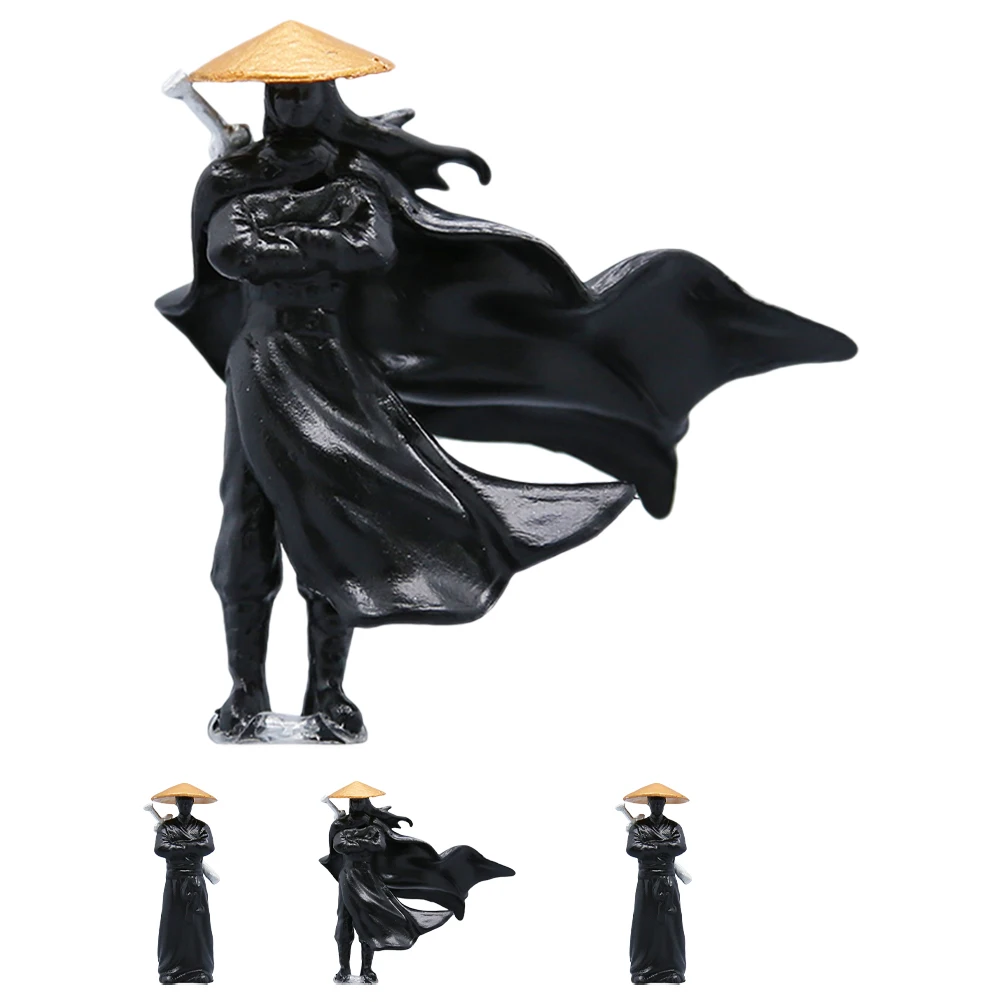 

4pcs Ancient Chinese Warrior Figurines Lifelike Miniatures for Bonsai Terrarium Decor Aquarium Landscaping Accessories Mini