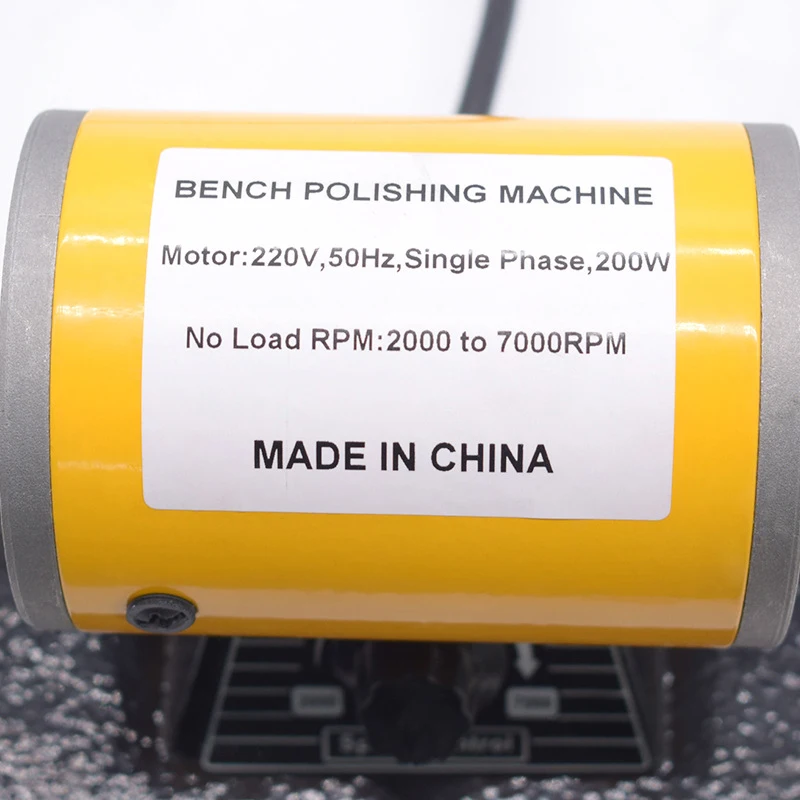 220V 200W Adjustable Speed Mini Polishing Machine For Dental Jewelry Motor Lathe Bench Grinder Kit