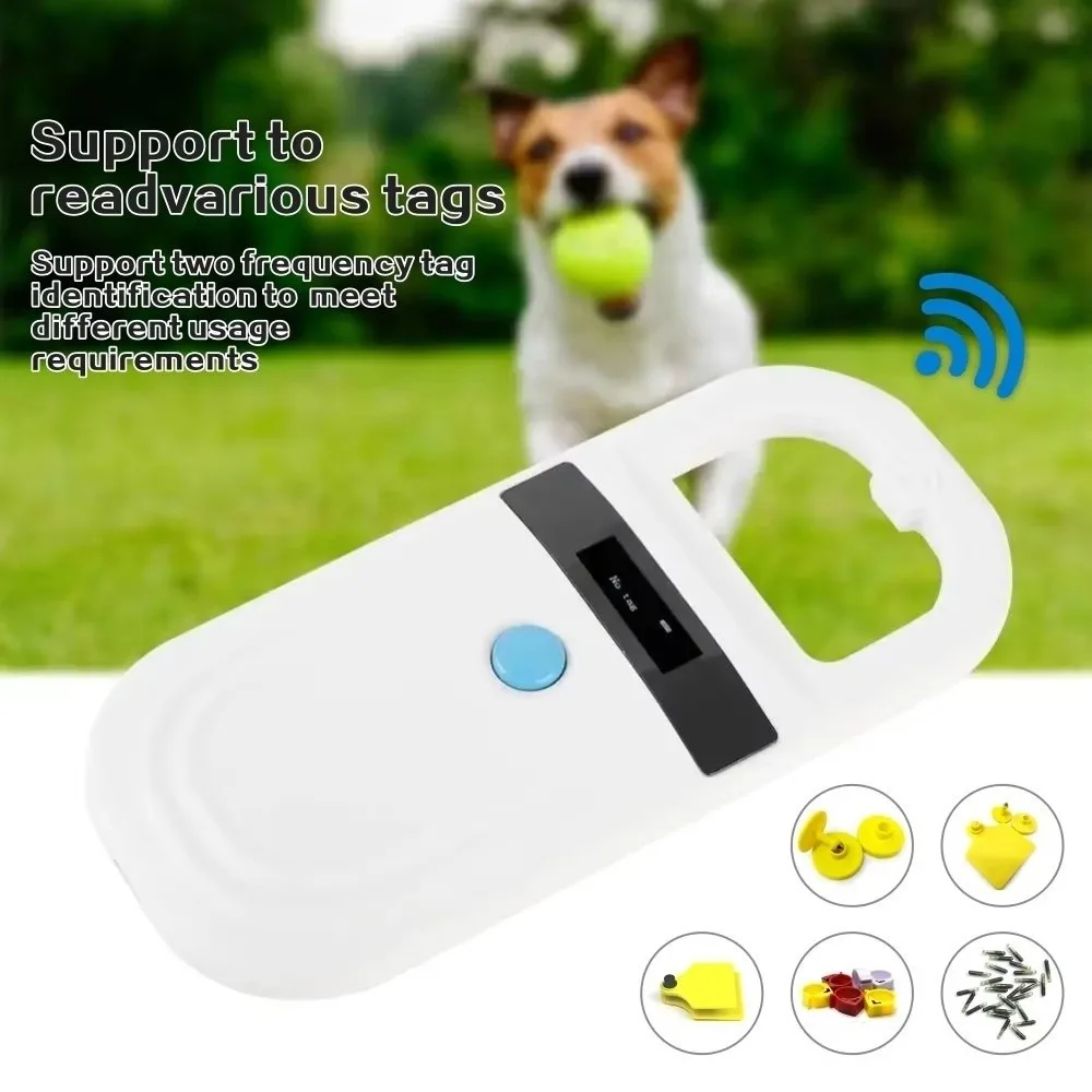 134.2Khz Frequency Animal RFID Reader FDX-B FDX-A Iso11784/5 Compatible Pet Microchip Scanner USB Bluetooth Rechargeable Battery