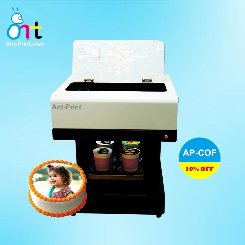 

Antprint Smallest Macaron Edible Food Printer With CMYK Colorful Ink Fast Speed Macaron Printer