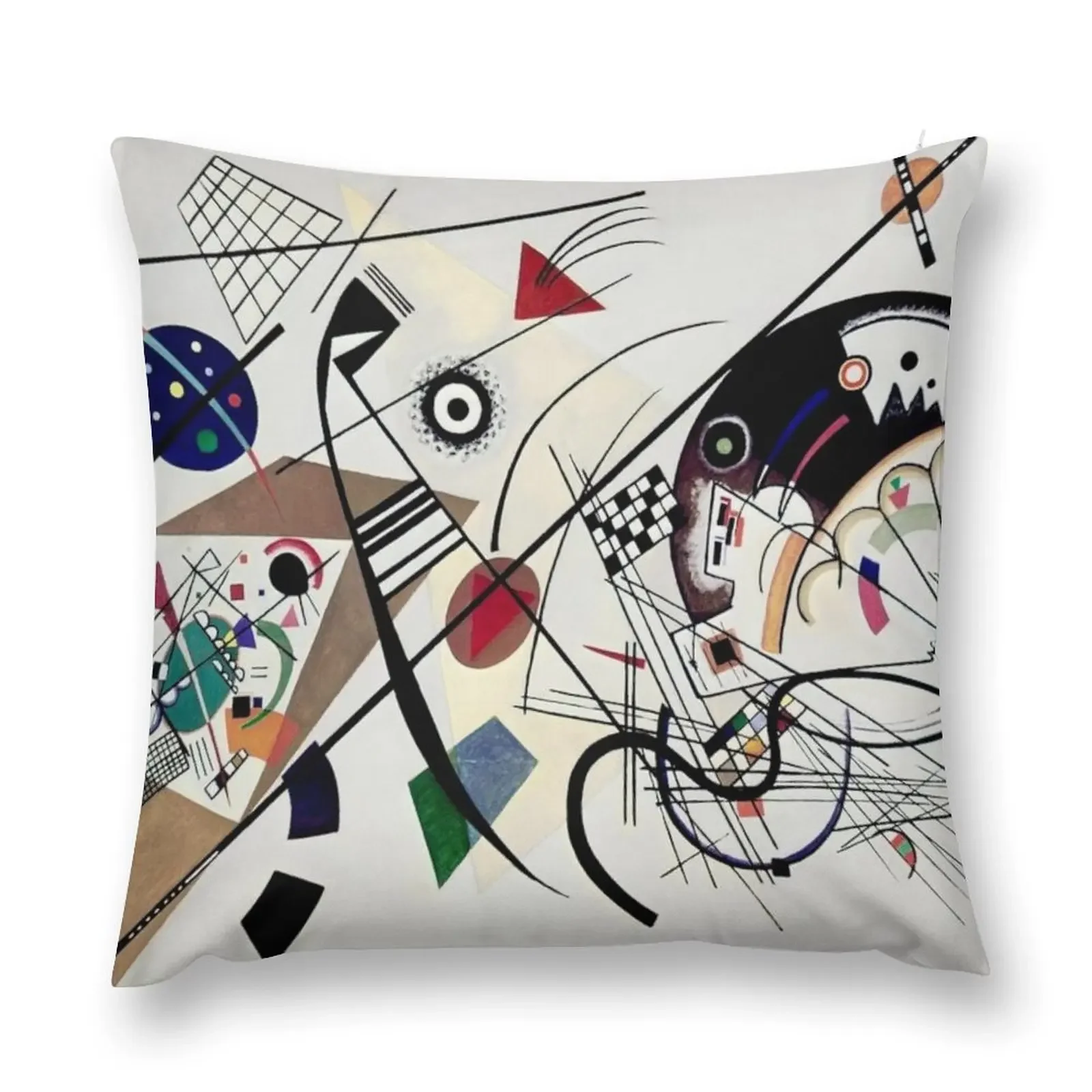 Wassily Kandinsky Continuous Stroke Kandinsky Abstract Cubism Throw Pillow Sofas Covers Pillow Decor pillow