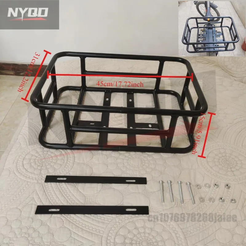 

Motorcycle Equipments Bikes Basket Rear Bike Frame Basket Cycling Luggage Bicycle Cargo Rack Bag Cycling Travel Luggage