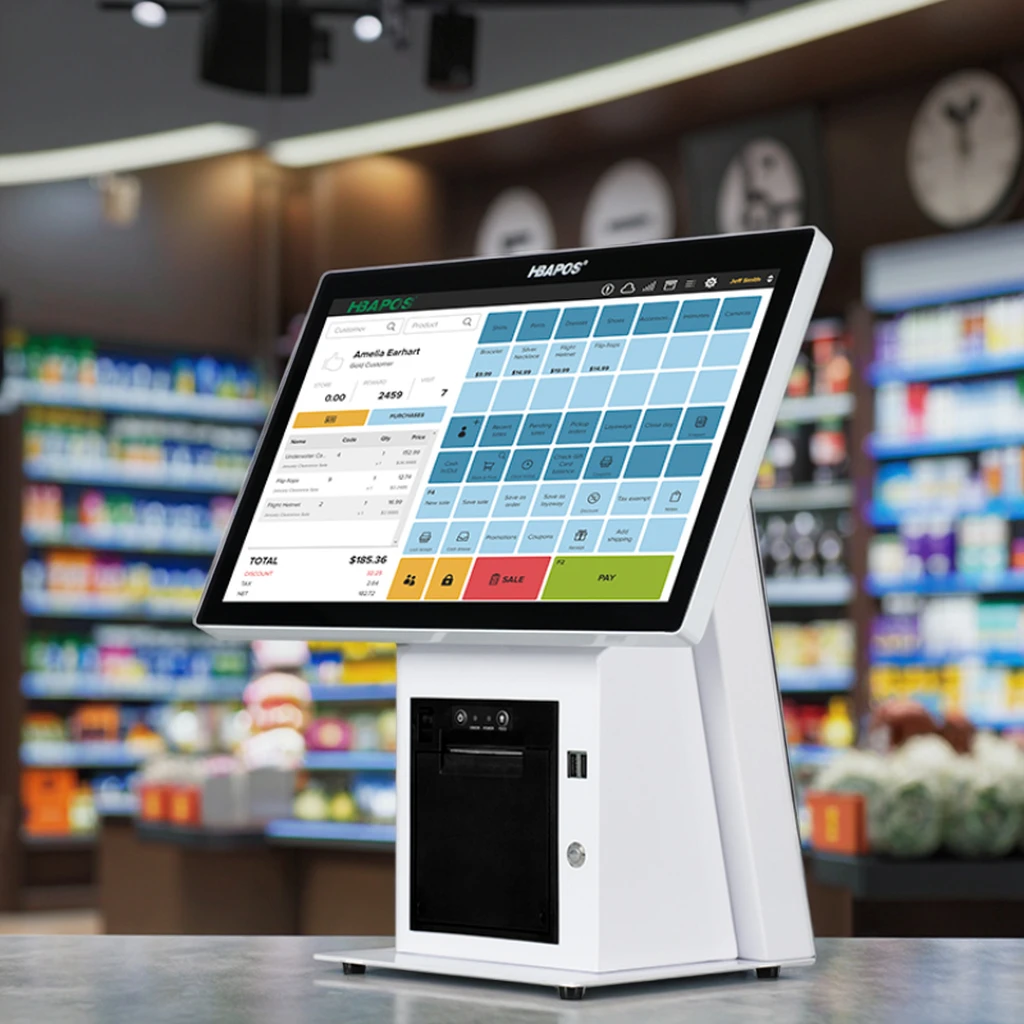 ATV&UTVPos System Retail Pos Manufacturer Pos Hardware Set with Built in Printer Pos All in One