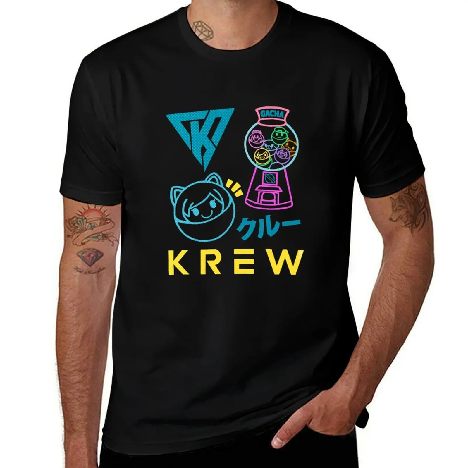 

Funneh Krew Gacha Gumballs T-Shirt Cool Feeling Summer Tee Shirt