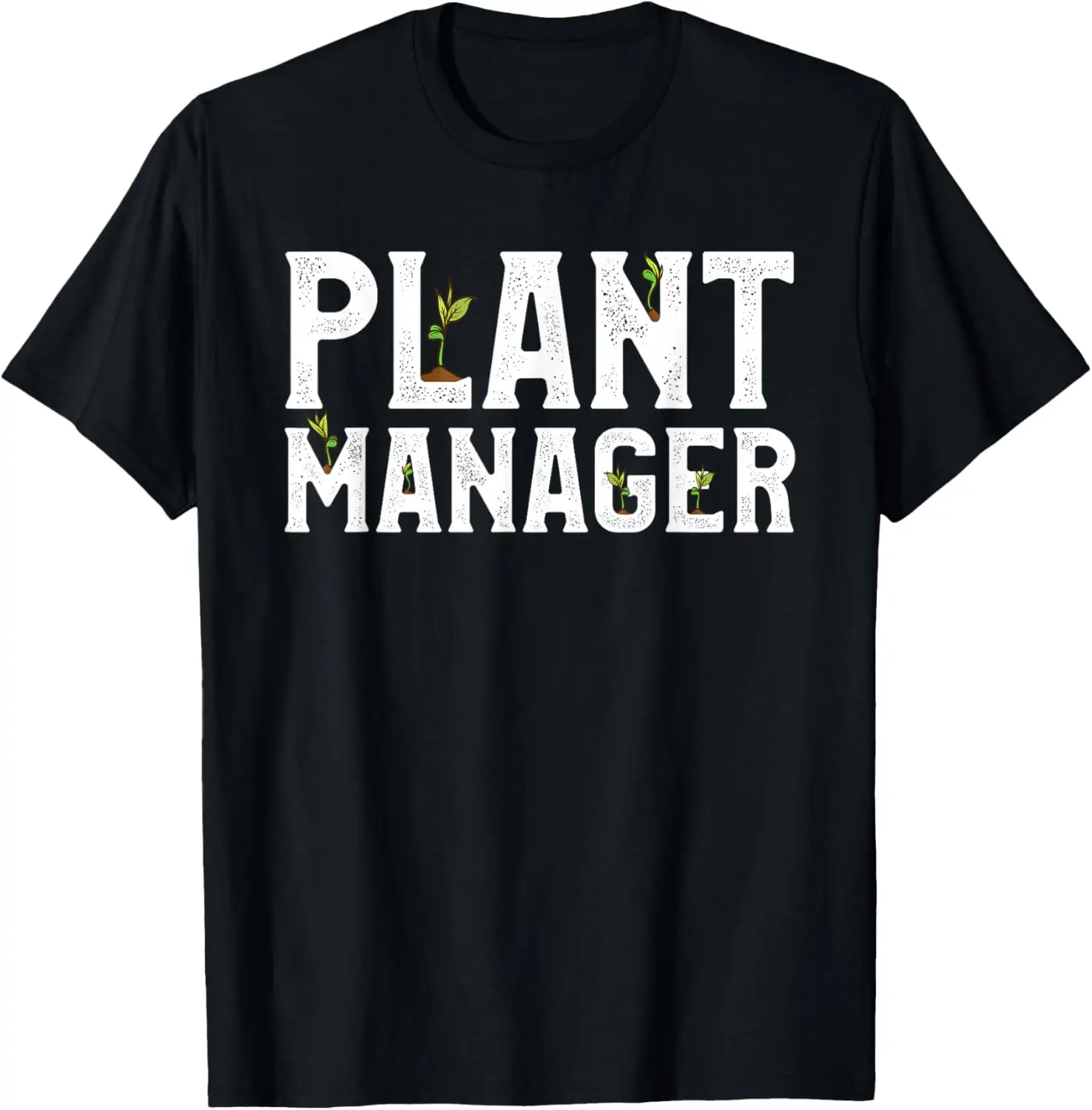 Gardening Plant Manager T-Shirt 100% Cotton Trendy Y2K Short-Sleeve Tee-Soft, Quick-Drying, Moisture-Wicking; Ideal Sports