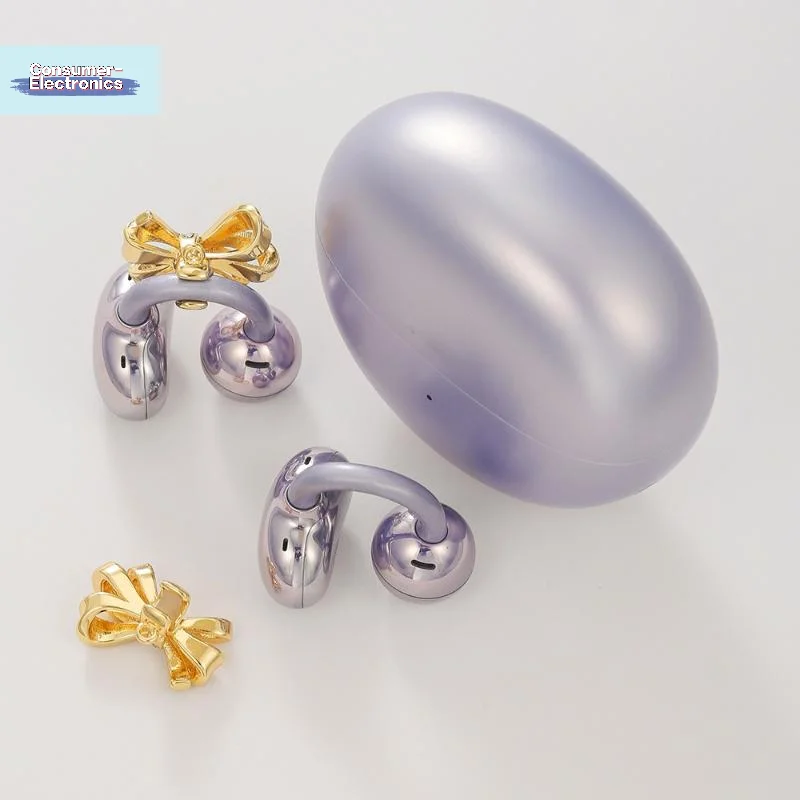 【2-teiliges luxuriöses Kopfhörer-Zubehör, Schmetterlings-Zirkon-Ohrclip gegen Verlust für kabellose Kopfhörer, Modeschmuck】