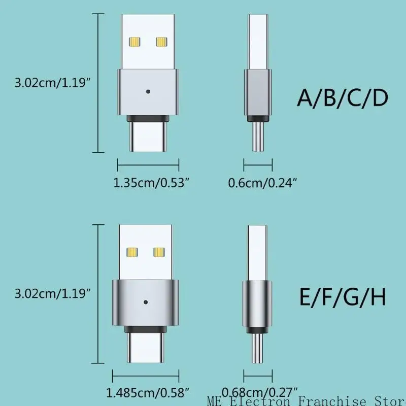 T5EA แบบพกพา USB3.0 เพื่อพิมพ์อะแดปเตอร์ C สำหรับการถ่ายโอนข้อมูลและตัวแปลงการชาร์จง่าย