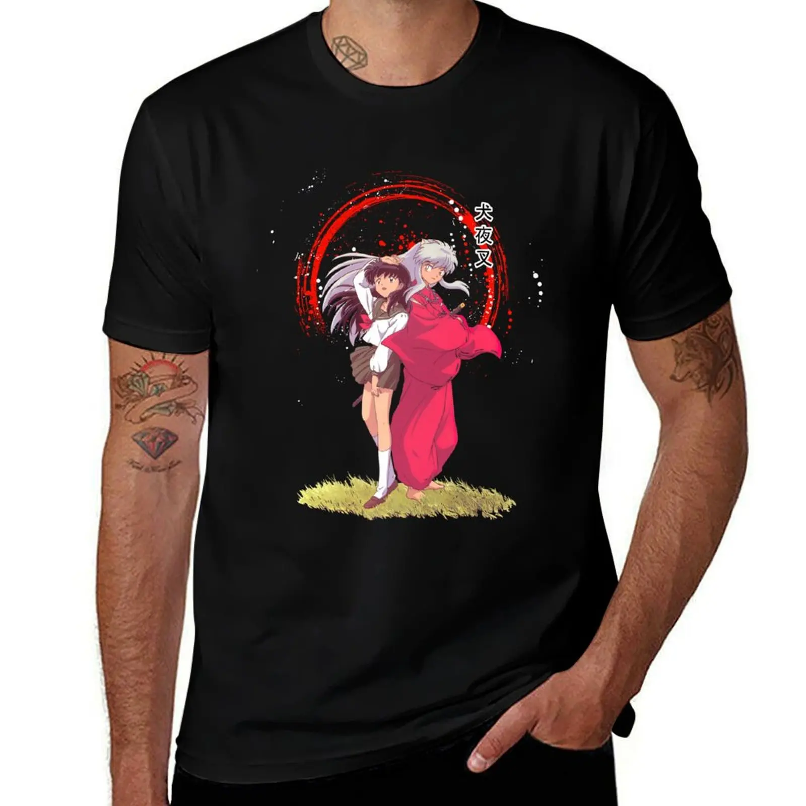 

Shikon no Tama Chronicles Epic Adventure retro T-Shirt Basic Breathable Solid Color T-Shirt