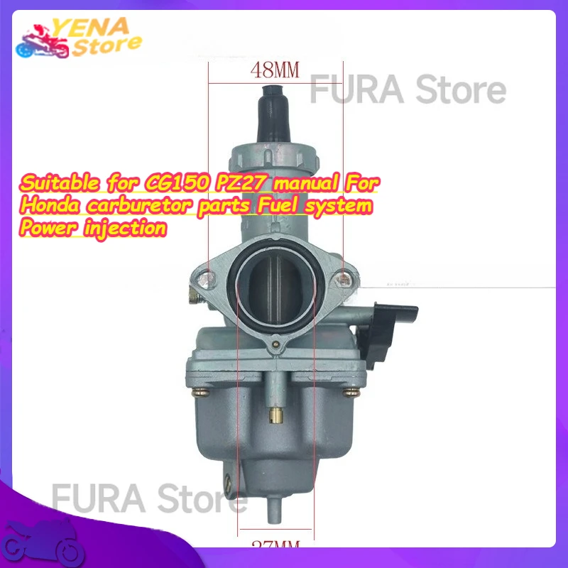

Motorcycle - Suitable for CG150 PZ27 manual For Honda carburetor parts Fuel system Power injection - Off-road vehicle parts