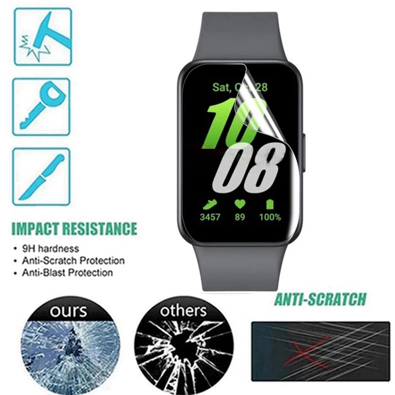 1-5PCS Hydrogel Film For Samsung Galaxy Fit 3 Clear HD Screen Protector Anti-Scratch for Galaxy Fit3 Protective Film Not Glass image 6