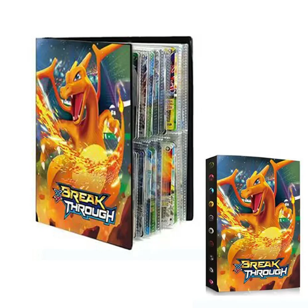 NEW PokéMon 4 Palace Grid Trading Card Binder Collection Album Holder For Collectible Trading Game Cards Surprise Kids Gift
