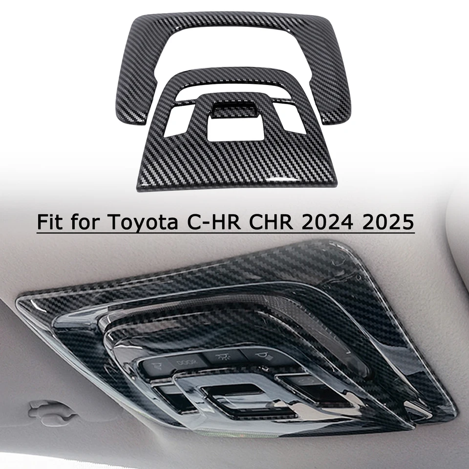 Car Accessories For Toyota C-HR CHR 2024 2025 ABS Carbon Fiber