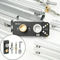 New 20/30/40 Series Aluminum Profile Drilling Jig Universal Aluminum Profile Punching L-type T-type Splicing Auxiliary DIY Tool