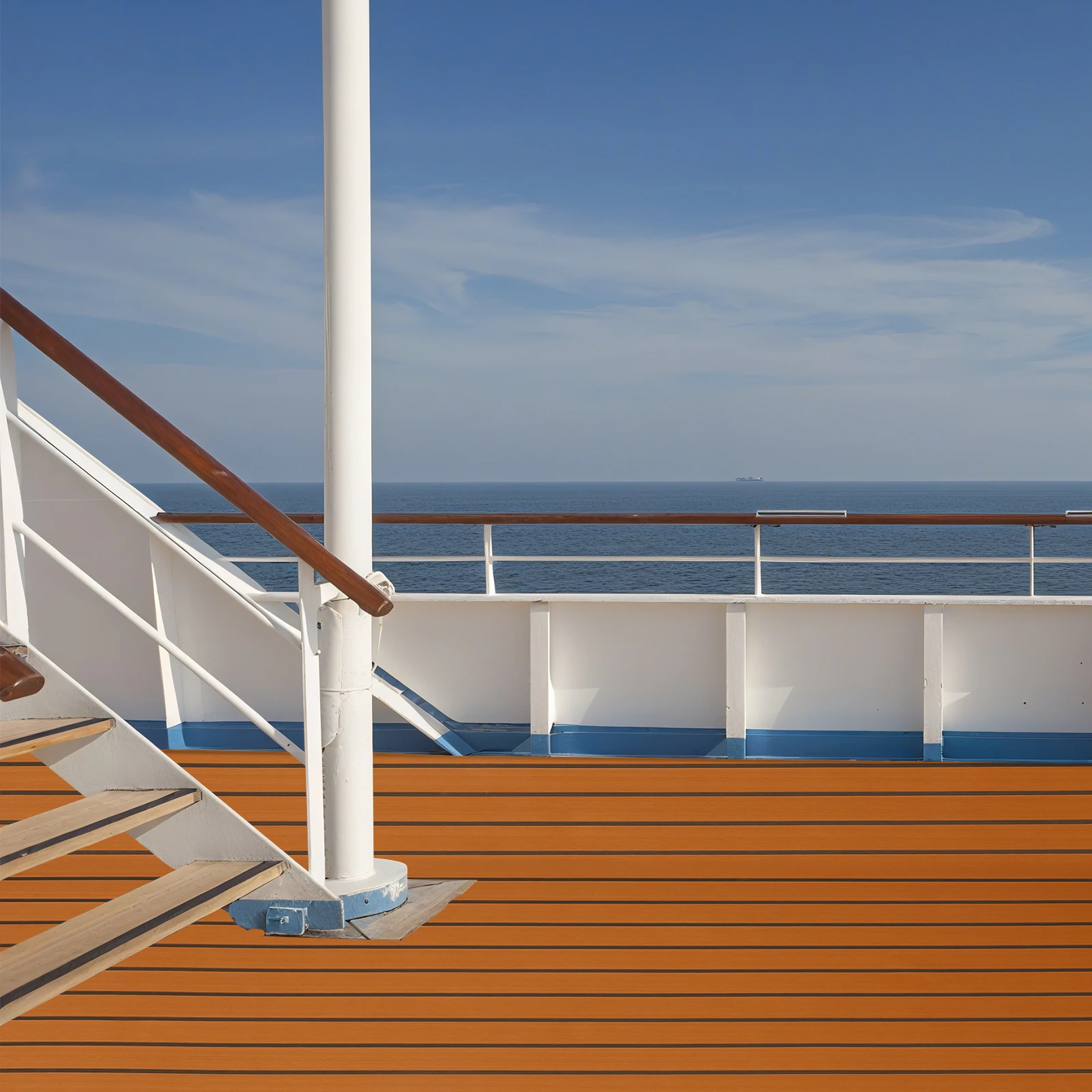 

EVA Foam 106'' X 35'' Boat Teak Sheet Carpet Pad Marine Decking Flooring Mat 6mm with Self-Adhesive Design