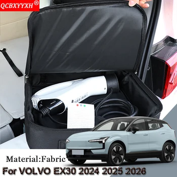 EV Car Charging Cable Storage borsa per il trasporto per VOLVO EX30 2024 2025 2026 spine per caricabatterie prese accessorio ignifugo impermeabile