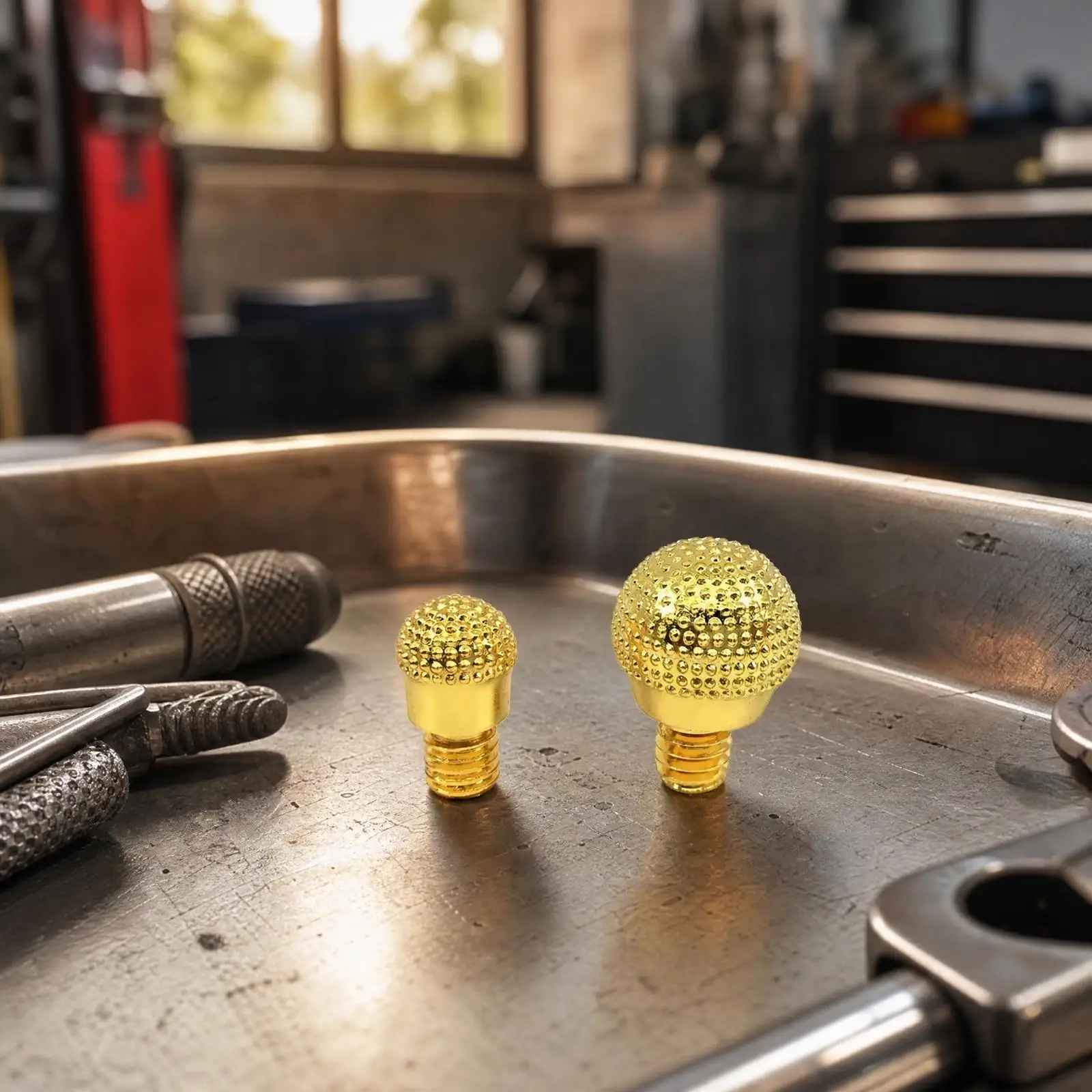 Copper Dent Repair Top Head Threaded Metal Dent Repair Tip with Knurled Cap for DIY Users