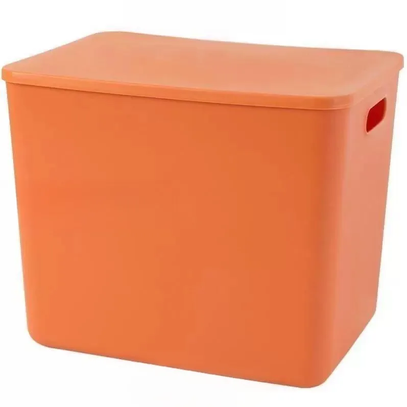 Plastic Storage Box Dustproof Uncovered for Clothes Cosmetics Toys Miscellaneous Items Organizer Desktop Storage Basket
