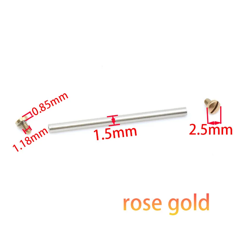 اكسسوارات حزام محدب ، مسامير كلمة واحدة ، قضيب العروة الخام ، الذهب والفضة ، اتصال ثابت ، مسامير رمح