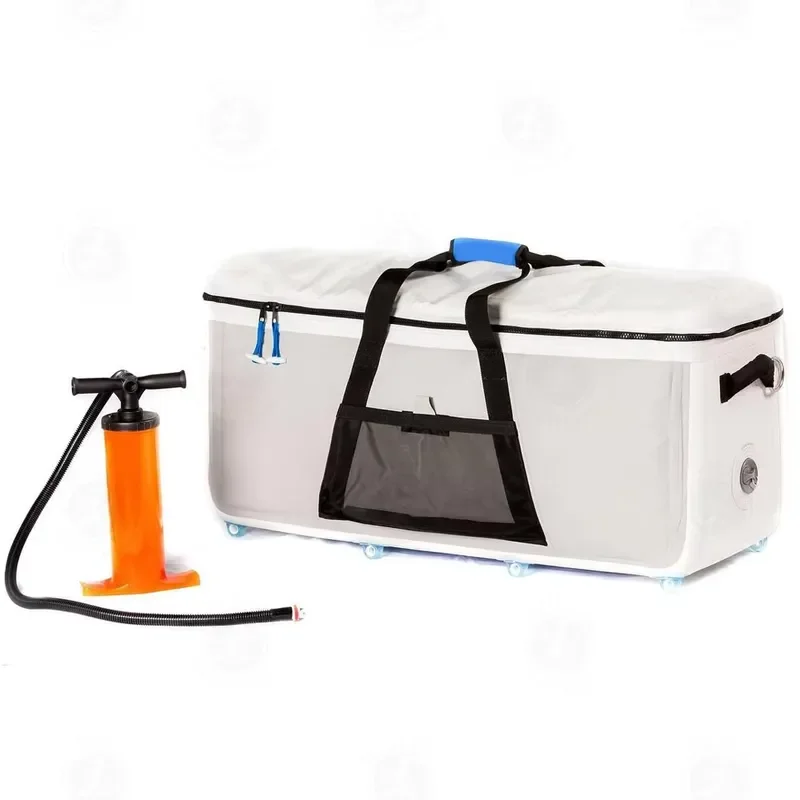 Durable Lightweight Inflatable Cooler Bag Multi Function Storage Box for Fishing Camping Outdoor Portable Ice Chest Insulated