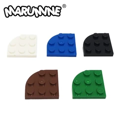 MARUMINE 30PCS 3x3 Arc Plate Sector Piece Building Block Parts MOC 30357 Technology Components DIY Assemble Accessories Toys