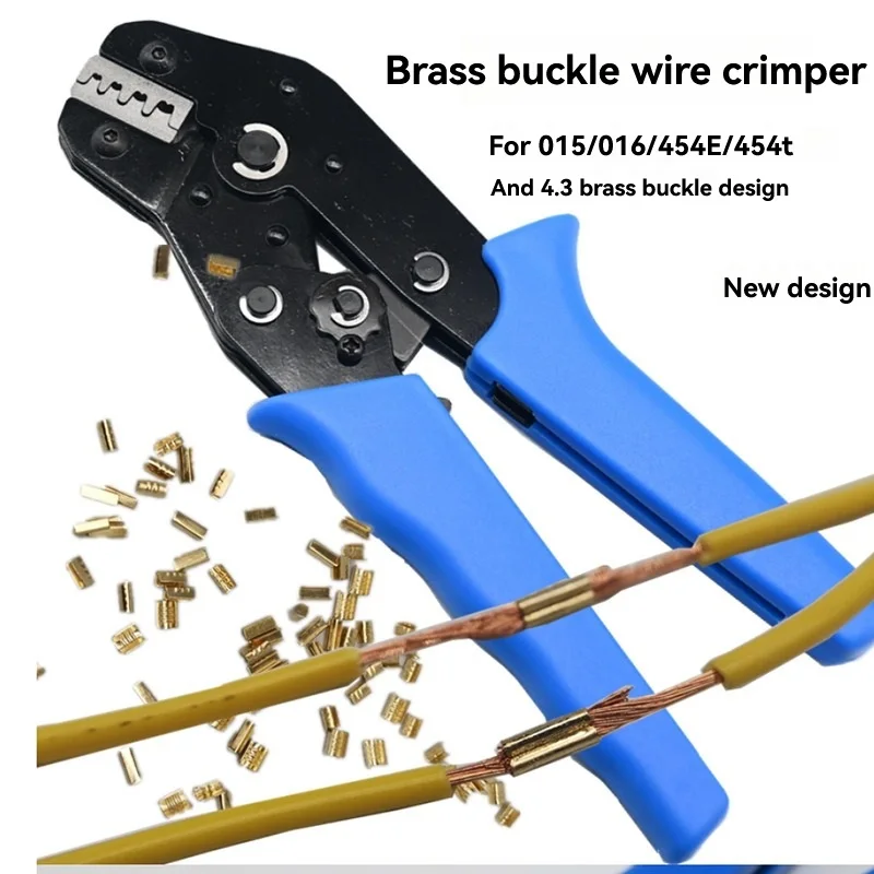 

Неизолированные клеммы, обжимные клещи 0,2-0,3 мм2, U-образные обжимные клещи для медных проводов DJ454T/454E, инструмент для соединительного кабеля